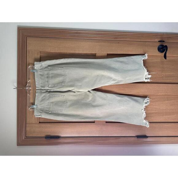 Free People We The Free Maggie Midrise Straight Leg Jeans Sage Women’s size 31​ - Picture 5 of 14